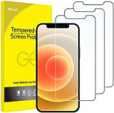 JETech Screen Protector for iPhone 12/12 Pro 6.1-Inch, Tempered Glass Film, 3-Pack