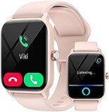 Smart Watches for Women Answer/Make Calls, Alexa Built-in, 1.8" Fitness Watch with 24/7 One-Click Measure SpO2 Heart Rate Stress, Sleep Monitor, 100+ Sports, IP68 Step Counter Watch for iPhone Android
