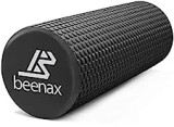 Beenax Foam Roller 44cm - Lightweight Muscle Roller for Fitness, Pilates, Yoga, Physio, Trigger Point, Deep Tissue, Joint Massage, Pain Relief - Designed to Relieve Stress and Relax Tight Muscles