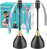 Neijiaer Fly Fans for Tables, Effective Fly Repellent Fan Keeps Flies Away with Soft Blades, USB or Batteries Powered, Portable Fly Fan for Picnic, BBQ, Party