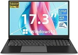 SGIN 17.3 Inch Laptop Windows 11 4GB DDR4 128GB SSD, Celeron Octa-core Processor(Up to 2.8GHz), FHD 1920x1080 Notebook with 2xUSB 3.0, Dual Band WiFi, Bluetooth 4.2