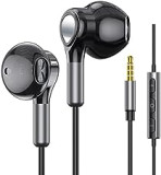 Earphones, In-Ear Headphones Wired Earphones with High Sensitivity Microphone and Volume Control, Wired Earbuds with Pure Sound and Noise Isolating, 3.5mm Jack Headphones for iPhone, iPad, Samsung,etc