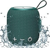 Portable Bluetooth Speaker, Mini Bluetooth 5.0 Dual Pairing Wireless Speaker, 360 HD Surround Sound & Rich Stereo Bass, IPX67 Waterproof for Travel, Bathroom, Bike, Beach, Pool and Outdoor Shower Spea