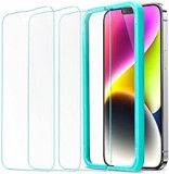 ESR Tempered-Glass Compatible with iPhone 14 Screen Protector and iPhone 13/13 Pro Screen Protector, with Easy Installation Frame, Military-Grade Protection, Ultra Tough, Scratch Resistant, 3 Pack