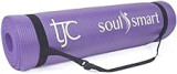 TJC Yoga Mat Thick 10MM Non-Slip NBR Exercise Mat Thick with Carrying Strap for Home Workout Pilates Gym Mats Travel Yoga Fitness Camping Eco Friendly, Yoga Mats for Women and Men, 188cm x 61cm