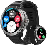 TOOBUR Smart Watch for Men(Answer/Make Calls), Alexa Built-in, Fitness Tracker, Heart Rate/Sleep/Blood Oxygen Tracker/100 Sports/2ATM Waterproof, Smartwatch Compatible Android iPhone, 2 Straps