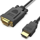 BENFEI HDMI to VGA, 2 Pack HDMI to VGA 1.83 Meter Cable (Male to Male) Compatible for Computer, Desktop, Laptop, PC, Monitor, Projector, HDTV, Chromebook, Raspberry Pi, Roku, Xbox and More - Black