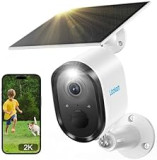 Little elf Security Camera Outdoor Solar, Litokam 2K WiFi CCTV Home Security Camera with Solar Panel & Color Night Vision, Battery Operated Indoor Camera with 2-Way Audio, Works with Alexa