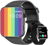 Blackview Smart Watch - Bluetooth Calls/AI Voice Assistant, 1.85" Fitness Watch with Heart Rate SpO2 Sleep Monitor, 100+ Sports Modes Activity Trackers, Step Counter Smartwatch for iOS Android