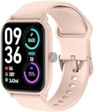 TOOBUR Smart Watch for Men Women Alexa Built-in, 1.8" Smartwatch (Answer & Make Calls) Fitness Watch Tracker with Heart Rate/Blood Oxygen/Sleep Monitor, IP68 Waterproof Compatible Android iOS 44mm