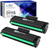 LxTek D111L Compatible Toner Cartridge Replacement for Samsung D111S MLT-D111S for Xpress M2026W M2026 M2070W M2070 SL-M2026 SL-M2070 SL-M2026W SL-M2070W SL-M2070FW M2020 M2020W M2022W (Black, 2-Pack)