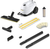 Kärcher Steam Cleaner SC 3 EasyFix, steam pressure: max. 3.5 bar, heating time: 30 s, power: 1900 W, surface power: 75 m², tank: 1 l, with descaling cartridge, floor cleaning kit and nozzles