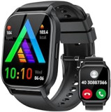 Smart Watch for Men - 1.85'' Smartwatch with Answer/Make Call, 112+ Sports Modes, IP68 Waterproof, Step Counter, Watches with 7/24h Heart Rate Blood Oxygen Sleep Monitor Compatible With Android iOS