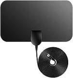 TV Aerial Newest,Freeview Indoor,50 Miles Digital TV Aerial 0.5mm Ultra Thin HDTV DVB-T2 Aerial with 12 FT Long Cable