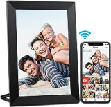 AEEZO WiFi Digital Picture Frame, IPS Touch Screen Smart Cloud Photo Frame with 16GB Storage, Easy Setup to Share Photos or Videos via Free Frameo APP, Auto-Rotate, Wall Mountable