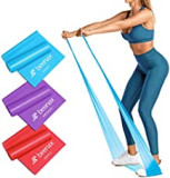 Beenax Resistance Bands - Exercise Bands to Build Muscle, Flexibility, Strength for Pilates, Yoga, Rehab, Stretching, Fitness, Gym, Physio, Strength Training and Workout - Men & Women