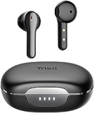Tribit Wireless Earbuds, Bluetooth Headphones, Wireless Earbuds Bluetooth, Earbuds Wireless Noise Canceling Crystal-Clear Calls Comfortable Earbuds Deep Bass, Black