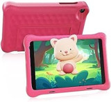 Okaysea Kids' Tablet 8-inch tablet,2GB RAM 32GB ROM Android,1920 * 1200 FHD display,4000mAh,Parental controls, Bluetooth,WiFi, dual camera, Shockproof stand protective case (Pink)