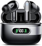 Wireless Earbuds, Bluetooth 5.3 Headphones, Wireless Headphones In Ear with 42H Playback LED Display, Deep Bass Stereo Sound, 4 ENC Mics, Touch Control, IPX7 Waterproof Bluetooth Earphones